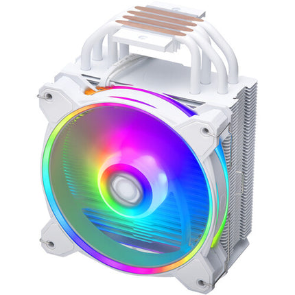 Cooler Master Hyper 212 Halo Disipador CPU Blanco 6 Pulgadas 4 Tubos Calor