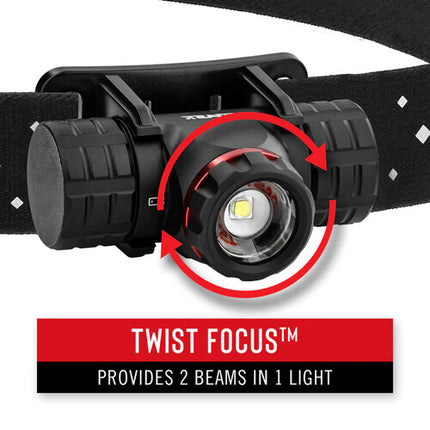 COAST XPH25R Linterna Frontal LED Recargable 410 Lúmenes USB