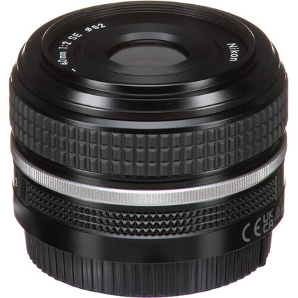 Nikon NIKKOR Z 40mm f/2 Lente Z-Mount FX Formato con Filtro UV 52mm