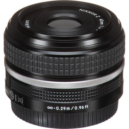 Nikon NIKKOR Z 40mm f/2 Lente Z-Mount FX Formato con Filtro UV 52mm