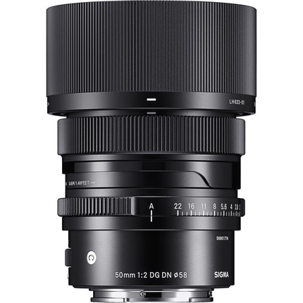 Sigma 50mm f2 DG DN Lente fija para Sony E Full Frame f2-f22 resistente al polvo