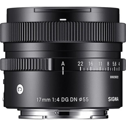 Sigma 17mm f/4 DG DN Lente Gran Angular Compacta para Sony E Full Frame