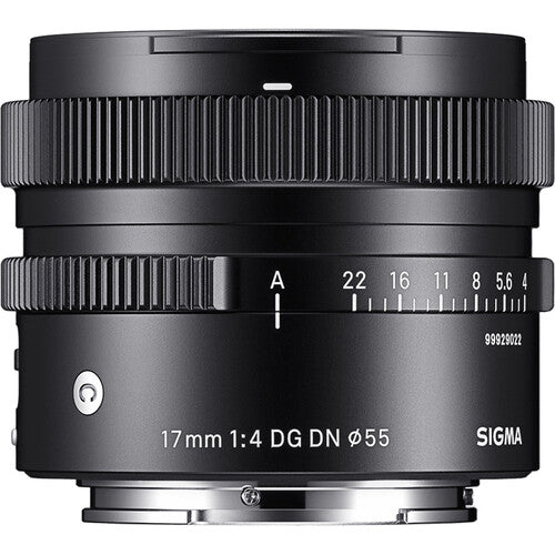 Sigma 17mm f/4 DG DN Lente Gran Angular Compacta para Sony E Full Frame