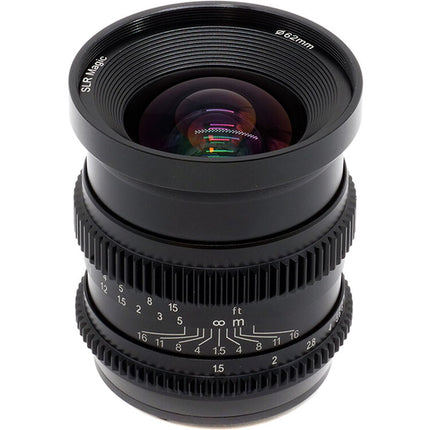 SLR Magic Cine 21mm f1.5 Lente Gran Angular para Full-Frame 62mm