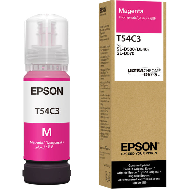 Epson UltraChrome T54C Botella de Tinta Magenta 70mL para SureLab D570