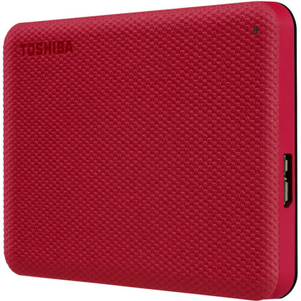 Toshiba Canvio Advance Disco Duro Portátil 2TB USB 3.2 Gen 1 Rojo
