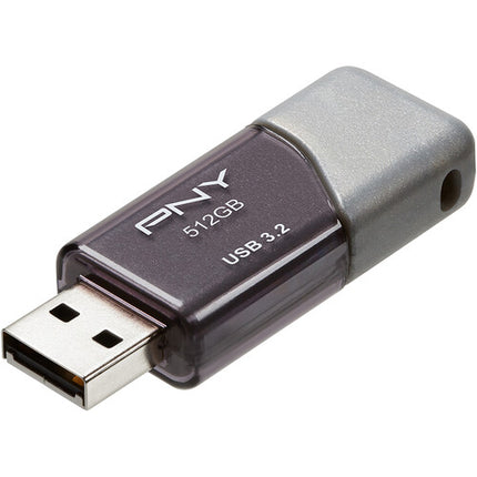 PNY 512GB Turbo Attache 3 USB 3.2 Gen 1 Memoria Flash 100 MB/s