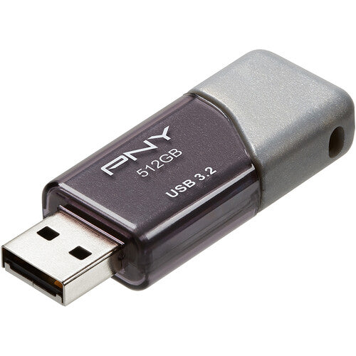 PNY 512GB Turbo Attache 3 USB 3.2 Gen 1 Memoria Flash 100 MB/s