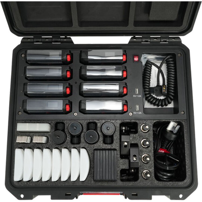 Aputure MC Pro Panel LED RGB Kit 8 Luces 4.2x2.7 Pulg 2 Hr Batería