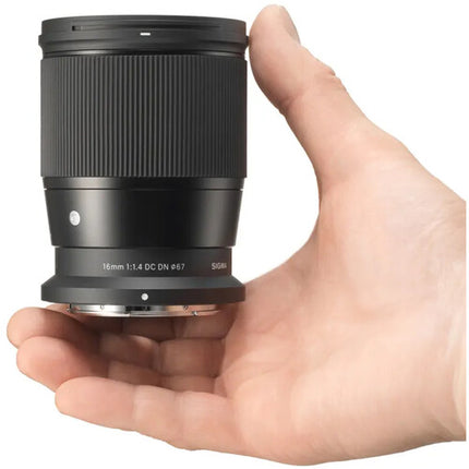 Sigma 16mm f1.4 DC DN Lente para Nikon Z con motor AF y diafragma de 9 hojas