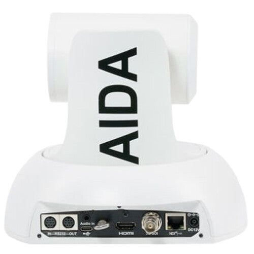 AIDA Imaging Cámara PTZ Full HD NDI HX3 con Zoom Óptico 20x y PoE Blanca