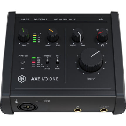 IK Multimedia AXE I/O One Interfaz de Audio de Escritorio 1 Entrada 3 Salidas USB-C