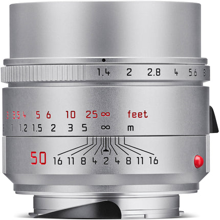 Leica Summilux-M 50mm f1.4 ASPH Objetivo para Leica M Full Frame f1.4 a f16 Silver