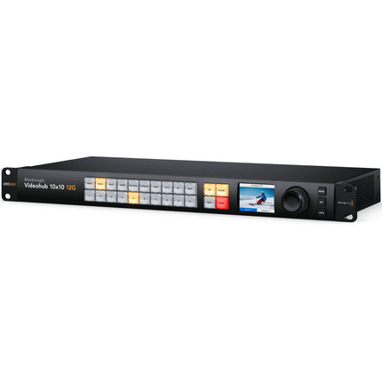 Blackmagic Design Videohub 10x10 12G Router de Video 4K60 SDI 12G Inputs Outputs