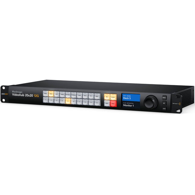 Blackmagic Design Videohub 20x20 12G Router de vídeo 20 entradas 20 salidas 4K60