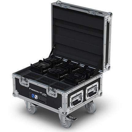 CHAUVET DJ Freedom Flex H9 Kit de luces LED RGBAW+UV 10W IP54 con estuche cargador y 6 baterías recargables