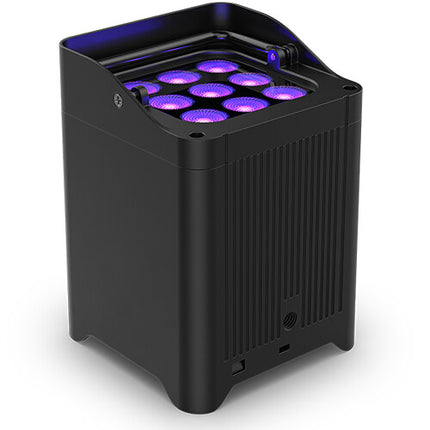 CHAUVET DJ Freedom Flex H9 Kit de luces LED RGBAW+UV 10W IP54 con estuche cargador y 6 baterías recargables