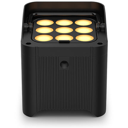 CHAUVET DJ Freedom Par Q9 Kit de 8 luces RGBA LED batería 14° haz 12h autonomía con estuche cargador
