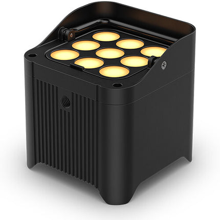 CHAUVET DJ Freedom Par Q9 Kit de 8 luces RGBA LED batería 14° haz 12h autonomía con estuche cargador