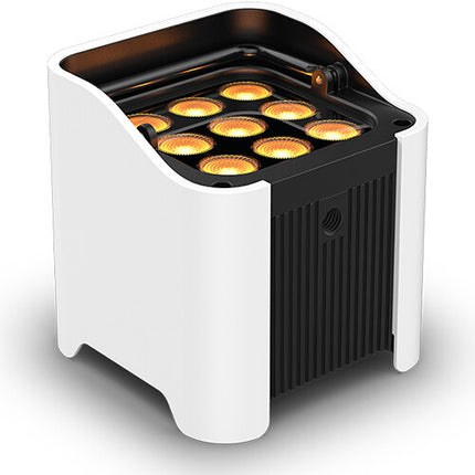 CHAUVET DJ Freedom Par Q9 Kit de 8 luces RGBA LED batería 14° haz 12h autonomía con estuche cargador