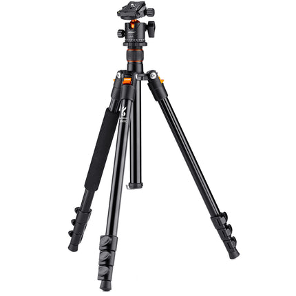 K&F Concept SA234 Trípode para Cámara DSLR Altura Máx 61.6" Carga 22 lb con Cabezal KF-28