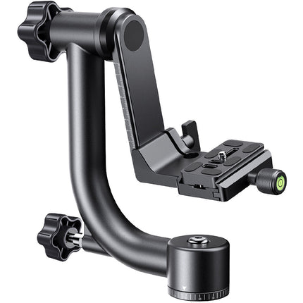 K&F Concept Cabezal Gimbal para Trípode con Plataforma Ajustable 2.75 Pulgadas y Capacidad 20 kg