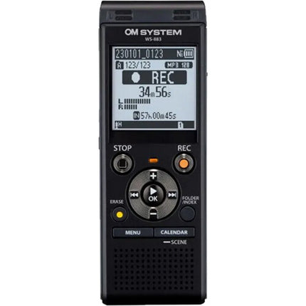 Olympus OM SYSTEM WS-883 Grabadora Digital 8GB Memoria 2080 Horas Grabación