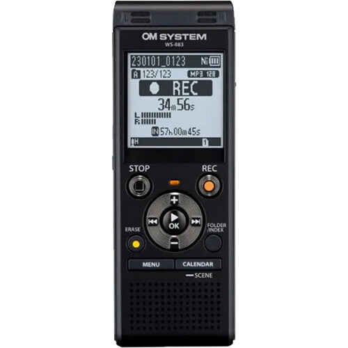 Olympus OM SYSTEM WS-883 Grabadora Digital 8GB Memoria 2080 Horas Grabación