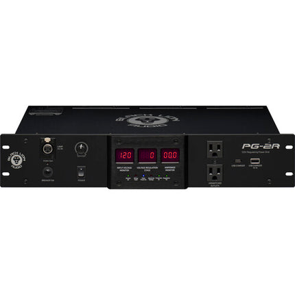 Black Lion Audio PG-2R Regulador y Acondicionador de Energía 2 RU 2775J Proteccion 120V