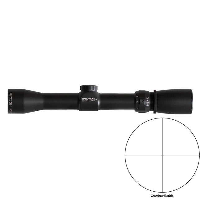 Sightron 3-9x32 SIH Riflescope Retícula Grabada 1 Pulgada Matte Black