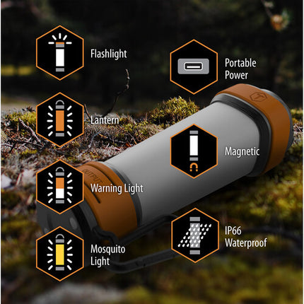 ToughTested Trek Cargador Portátil 4000mAh Luz 300 Lúmenes IP66