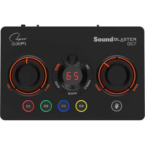 Creative Labs Sound Blaster GC7 DAC amplificador USB 24-Bit 192 kHz con Control de Volumen