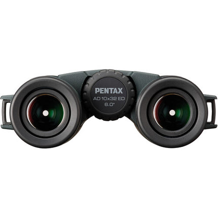 Pentax AD 10x32 ED Binoculars 10x32 Ligeros Resistentes al Agua con Estuche