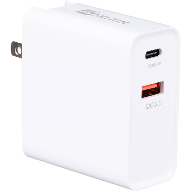 FXLion Cargador de Pared USB A y USB C 65W Entrada 100-240V