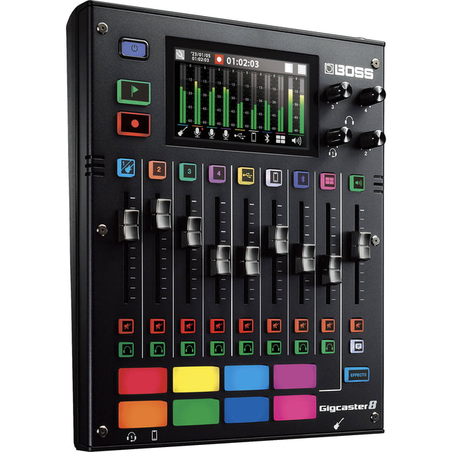 BOSS Gigcaster 8 Mezclador de Audio para Streaming 8 Canales 48kHz 32-Bit