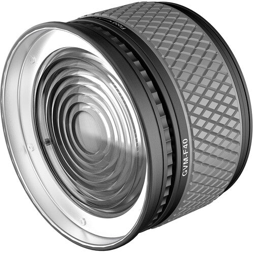 GVM F40 Fresnel para Luz LED Spotlight Luz 35 000 Lux a 40° Carry Bag