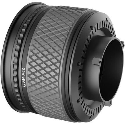 GVM F40 Fresnel para Luz LED Spotlight Luz 35 000 Lux a 40° Carry Bag