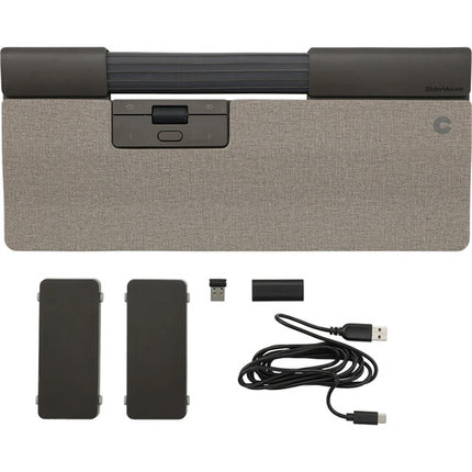 Contour Design SliderMouse Pro ratón ergonómico cableado 2800 dpi reposamuñecas integrado
