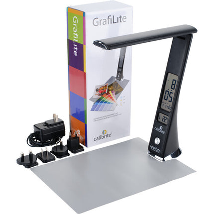 Calibrite GrafiLite Lámpara Profesional para Selección de Color 3 Equilibrios 95 CRI con Puerto USB