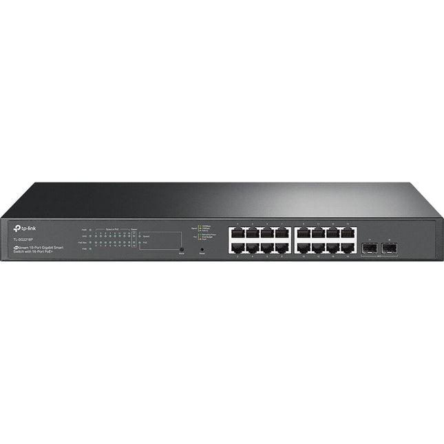 TP-Link JetStream TL-SG2218P Switch de Red Gestionado 16 Puertos PoE+ 150W Rackmount