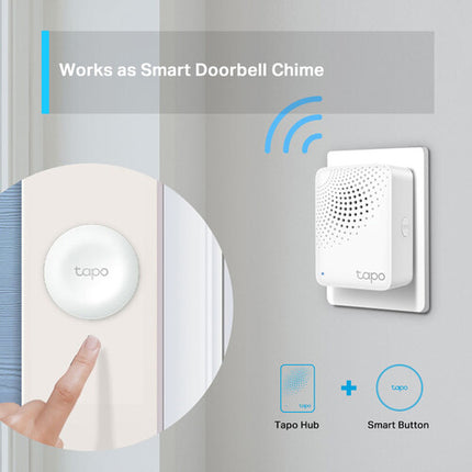 TP-Link Tapo H100 Centro de Control Inteligente para 64 Dispositivos 90 dB Sirena