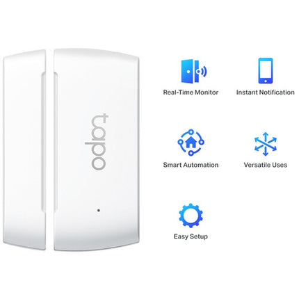 TP-Link Tapo T110 Sensor Inteligente para Puertas y Ventanas 2 Pack 922 MHz Batería 1 Año