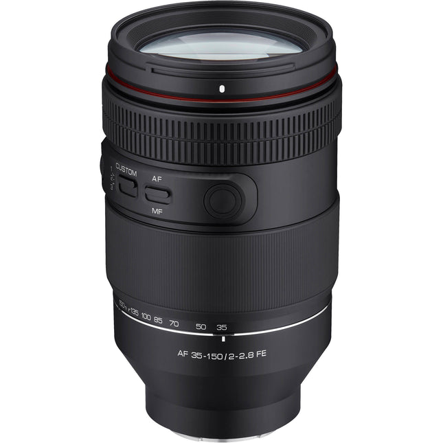 Samyang 35-150mm f/2-2.8 Lente zoom para Sony E con funda y parasol