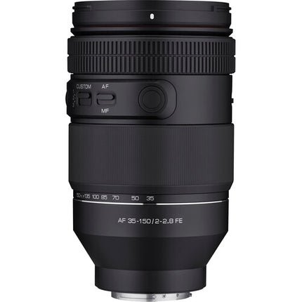 Samyang 35-150mm f/2-2.8 Lente zoom para Sony E con funda y parasol