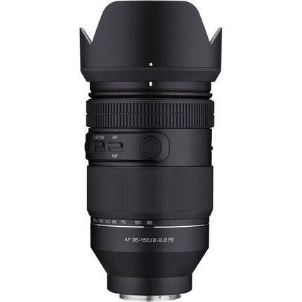 Samyang 35-150mm f/2-2.8 Lente zoom para Sony E con funda y parasol