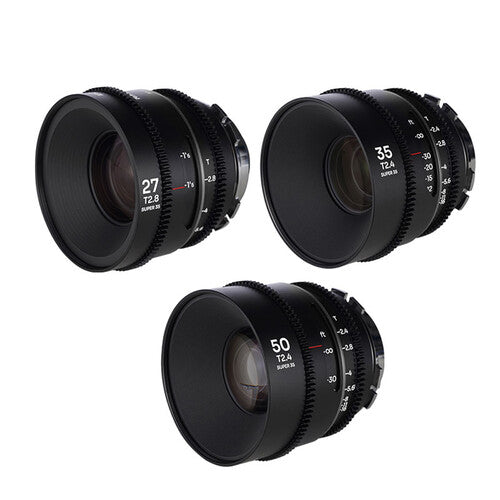 Venus Optics Laowa Nanomorph S35 Juego de 3 Lentes Anamórficos 27 35 50mm con Estuche Rígido