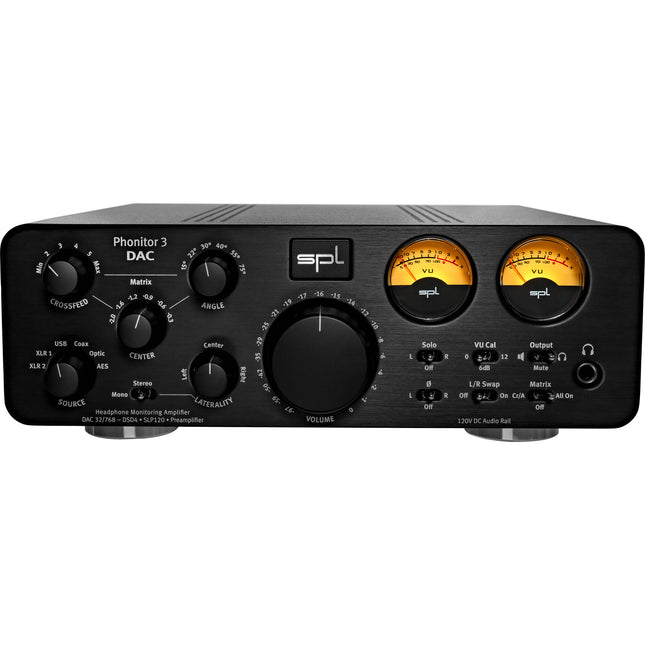 SPL Phonitor 3 Amplificador De Auriculares DAC Y Controlador De Monitoreo 32 Bit 768 kHz