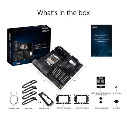 ASUS Pro WS W790E SAGE SE Placa Base Estación de Trabajo EEB DDR5 4800 MHz LGA 4677