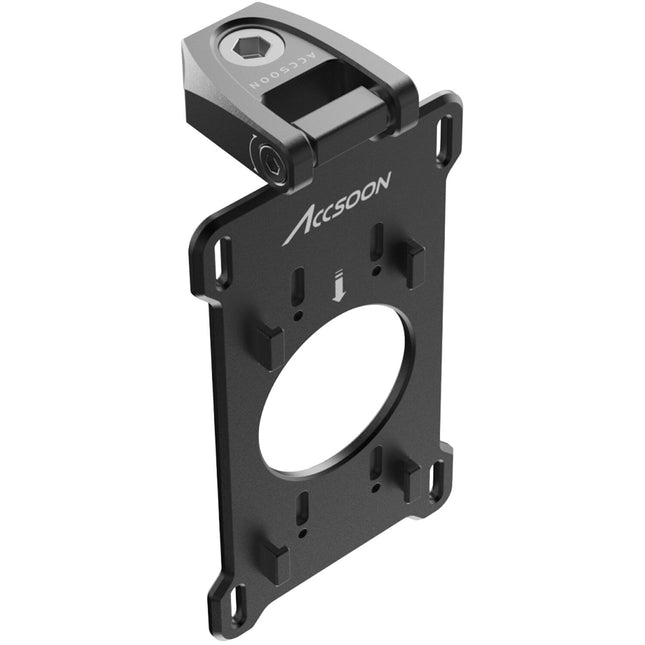 Accsoon Mounting Adapter Plate para SeeMo Placa de Montaje Ligera de Aluminio con Conexión 1/4"-20