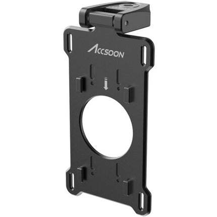 Accsoon Mounting Adapter Plate para SeeMo Placa de Montaje Ligera de Aluminio con Conexión 1/4"-20